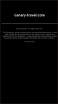 Mobile Screenshot of canary-travel.com