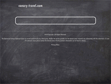 Tablet Screenshot of canary-travel.com